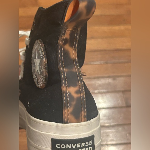 Converse Chuck Taylor All Star Tortoise High Lift Platform Black A05257C Sz 6.5 - Picture 9 of 16